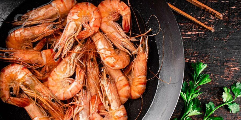 Gamberi al cognac